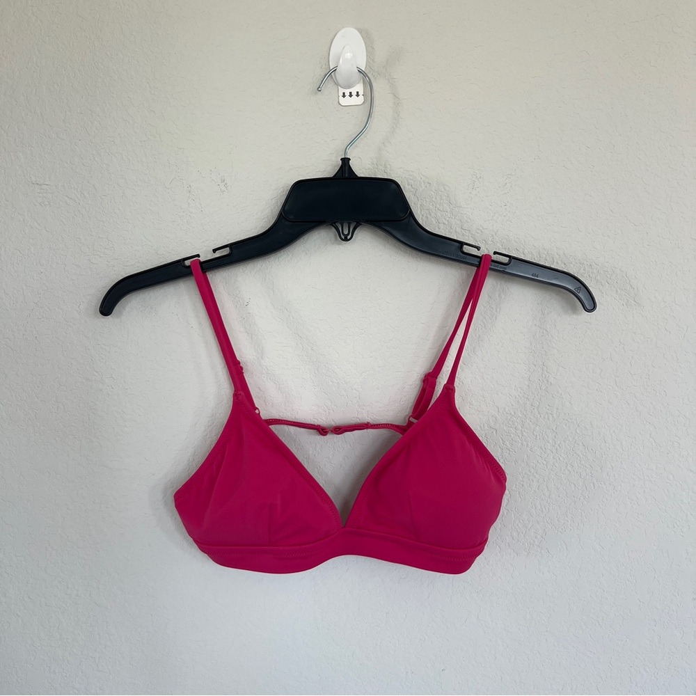 J. Crew Red Bikini Top Size XS